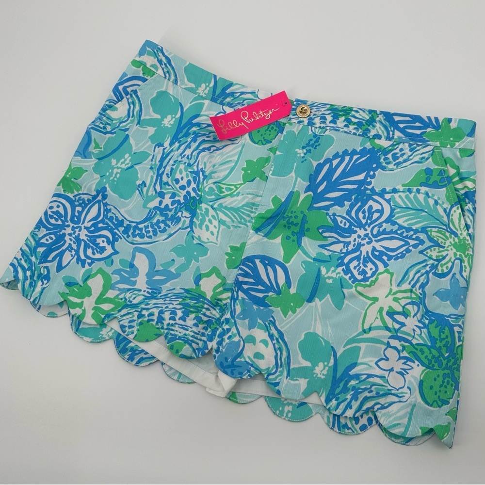 Lilly Pulitzer Colette Skort Skirt Boom Croc A Loca Size 16
